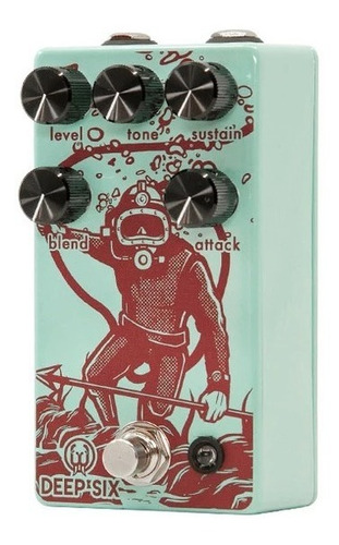 Imagem 3 de 4 de Pedal Deep Six Compressor V3 Walrus Audio