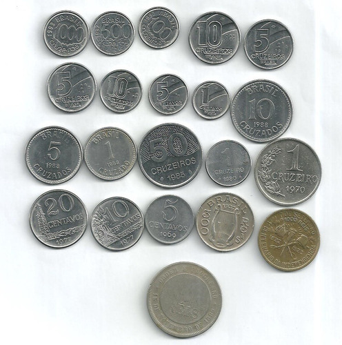 300 Réis 1937 + 1000 Réis 1922 + 10 E 20 Centavos 1977 +16mo