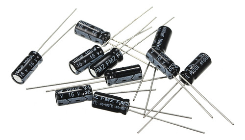 Kit Capacitores Electrolíticos 200pcs 15 Valores Con Caja