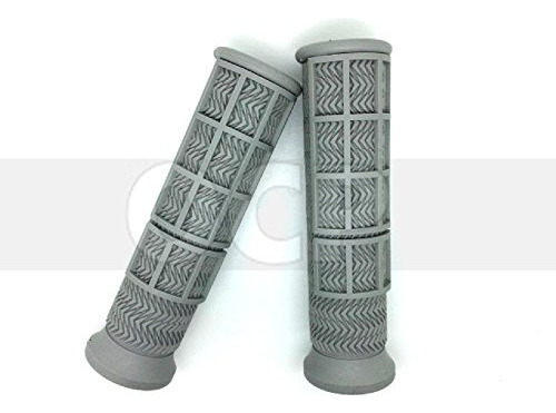 Gray Atv Manubrio Mano Grips Para Suzuki Eiger Quad Runner