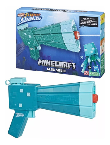 Nerf Super Soaker Minecrasft Pistola De Agua