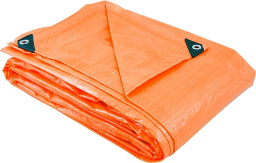 Lona Polietileno 9x4m Laranja 150 Micras Média - Vonder