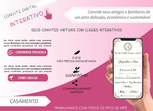 Imagem 1 de 1 de Convite Digital Interativo