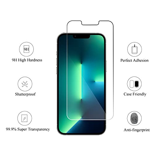 Protector De Pantalla Para iPhone 13 Pro 2pzs Transparente
