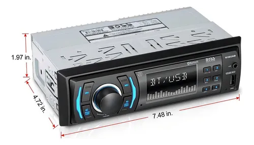 Radio para auto BOSS Audio 616UAB con USB y bluetooth