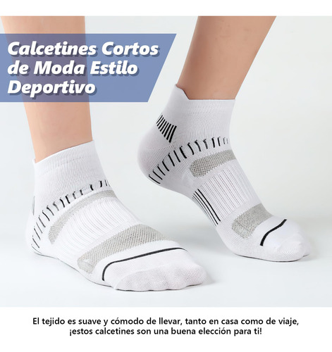 Calcetas Para Hombre 8 Pares, Calcetines Deportivos Algodon