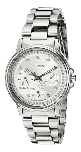 Fd2040-57a Reloj Citizen Eco Drive Plateado