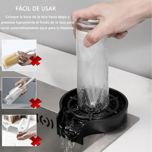 Lavavajillas Compacto Para Vasos Copas Con Enjuague Profundo