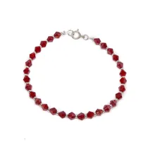 Comprar Pulsera Plata 925 - Pulsera Cristal - Pulsera Mujer - Bolita