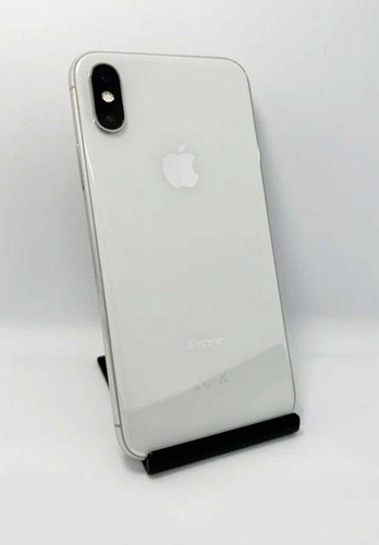 Imagen 4 de 5 de Apple iPhone XS Silver 64gb Cargador Cable Funda Glass Cuota