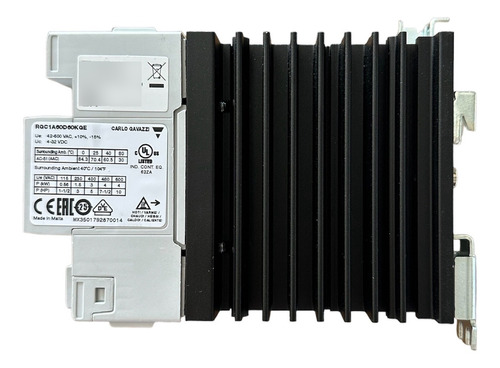 Rgc1a60d60kge Relevador De Estado Sólido Marca Carlo Gavazzi