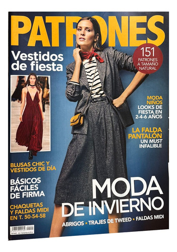 Revista Patrones Costura Con Moldes Española Moda Diseño