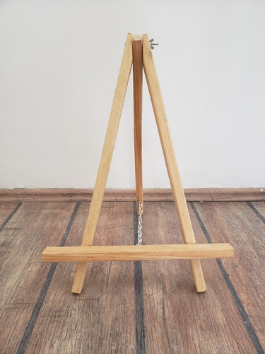 Mini Caballete De Madera Para Niños Pintar Plegable.