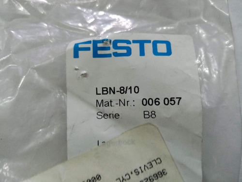 Clevis Base De Anclaje Cilindro Festo Lbn-8/10 N.p 006057