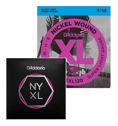 Encordado Electrica Pack Daddario Exl120/nyxl0942