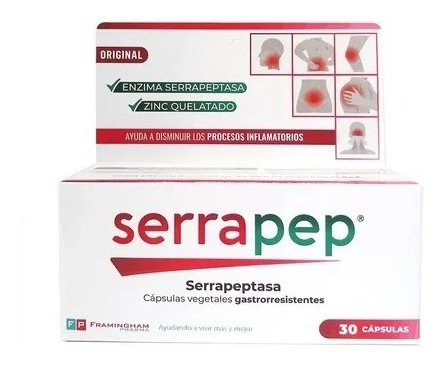Serrapep Serrapeptasa Cápsulas X 30 Unidades