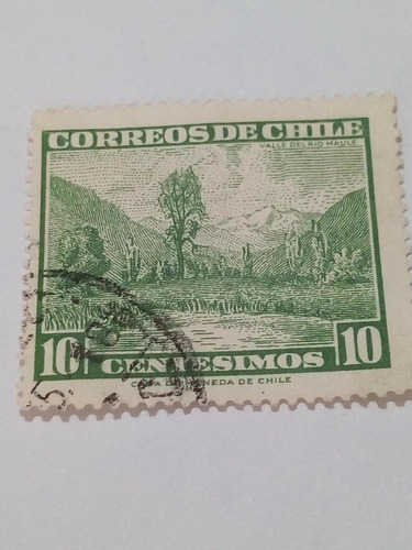 Estampilla Chile  -4119-        10 Centésimos            (5)
