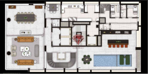 Imagem 9 de 10 de Cobertura Em Construção Triplex Venda No The Frame Vila Nova Conceição - Co1083