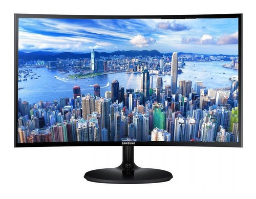 Monitor Samsung C24F390FHL LED 23.5" preto 110V/220V