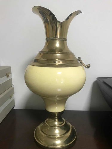 Ânfora Potiche Antiga Em Metal Precisa De Restauro Antiguid (Usado)