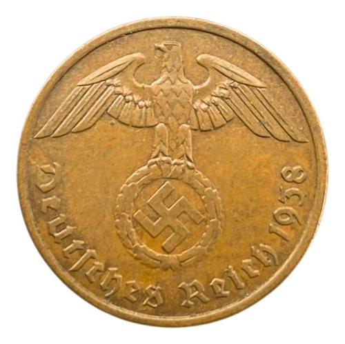 Alemanha Wwii - 2 Reichspfennig Original C/ Certificado