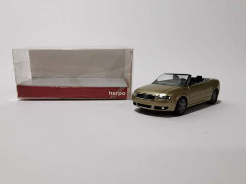 Herpa Audi A4 Cabrio Coleccion Germany A Escala 1/87 Dorado (Usado)