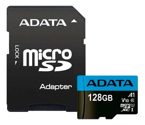 Memoria Micro Sd 128gb Adata C-10 Con Adaptador Original