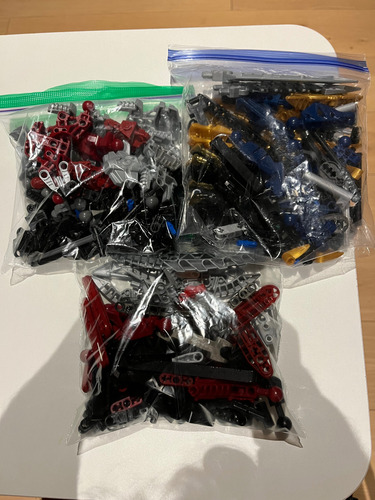 Lego Bionicle Piezas Sueltas Titanes 1 Brutaka, Axonn, Vezon & Fenrakk