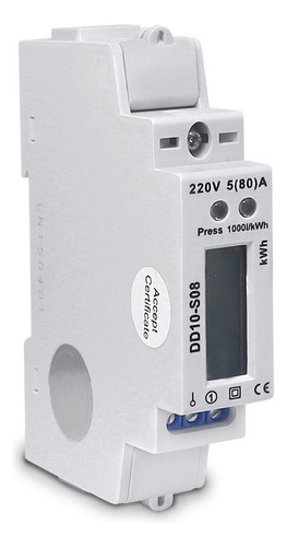 Multi Medidor Energia Kwh Mono 80a 127/220v Rs485 + Software 127V/220V
