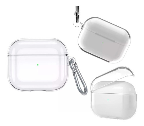 Estuche Funda Transparente Para AirPods 1&2/pro/3 Generación