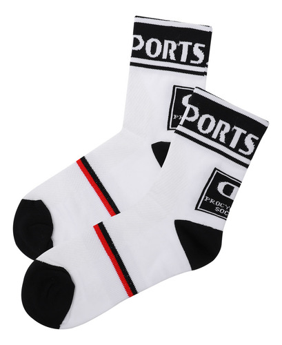 1 Par De Calcetines Deportivos Unisex De Media Altura Para B
