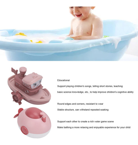 . Juego De Juguetes De Baño Para Bebés, Mecánico, Juego