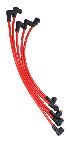 Ht Leads, 5 Unidades De Cables Rojos De Silicona Para Bujías