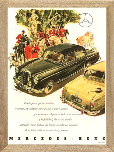 Mercedes Benz Autos Cuadros Posters Carteles L237