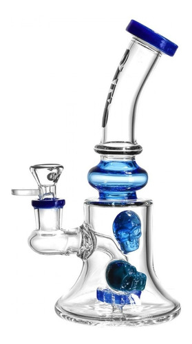 Bong Doble Skull Rig 22cm  Calvo Glass