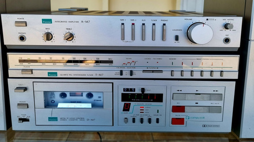 Equipo Sansui M7 Microamplificador, Deck, Tuner, Parlantes 