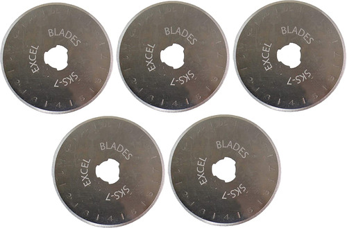 Excel Blades 45mm Rotary Blades Set Straight Rotary Cutter B