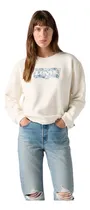 Comprar Polerón Mujer Gr Everyday Crew Beige Levis A8800-0044