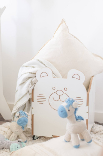 Imagen 3 de 8 de Baul Juguetero Niñas Niños Gatito Osito Conejito Excelentes