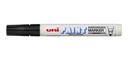 Marcador Permanente Uni Paint Px20 Negro De 2.2 A 2.8mm