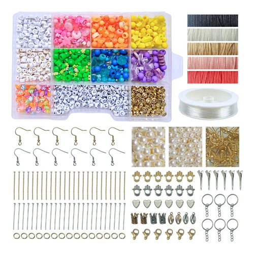 Kit De Bisutería/kit De Manualidades 1460+ Piezas