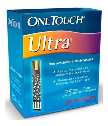 Repuestos Glucometro One Touch Ultra Mini X 25 U