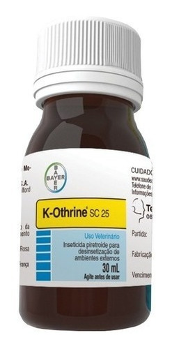 Imagem 2 de 2 de Contra Formigas Mosquitos Baratas K Othrine Sc 25 Bayer 30ml