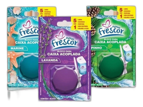 Kit 24 Unidades Bloco Tablete Sanitário Caixa Acoplada Novo