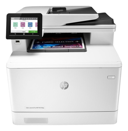 Imagen 1 de 6 de Impresora a color  multifunción HP LaserJet Pro M479FDW con wifi blanca 110V - 127V