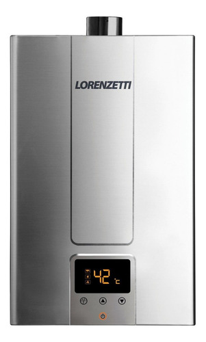 Aquecedor A Gás Gn Lorenzetti Lz 1600de-i Inox 127v/220v