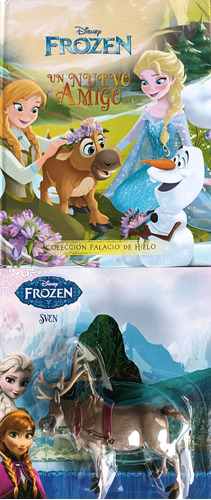 Frozen Un Nuevo Amigo Libro + Muñeco Sven