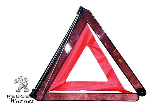 Imagen 2 de 10 de Baliza Triangulo Reflextiva Homologada Con Estuche Para Toda La Linea Peugeot Y Citroen