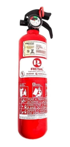 Imagem 1 de 3 de Extintor Automotivo Abc 1kg Universal/fino Valid. 5 Anos *10