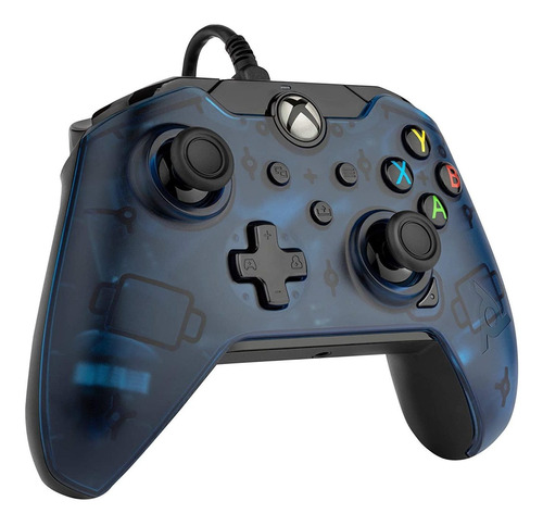 Pdp Wired Controller Juego: Azul Medianoche - Xbox One